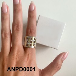 cuadrado entrelazado tejido